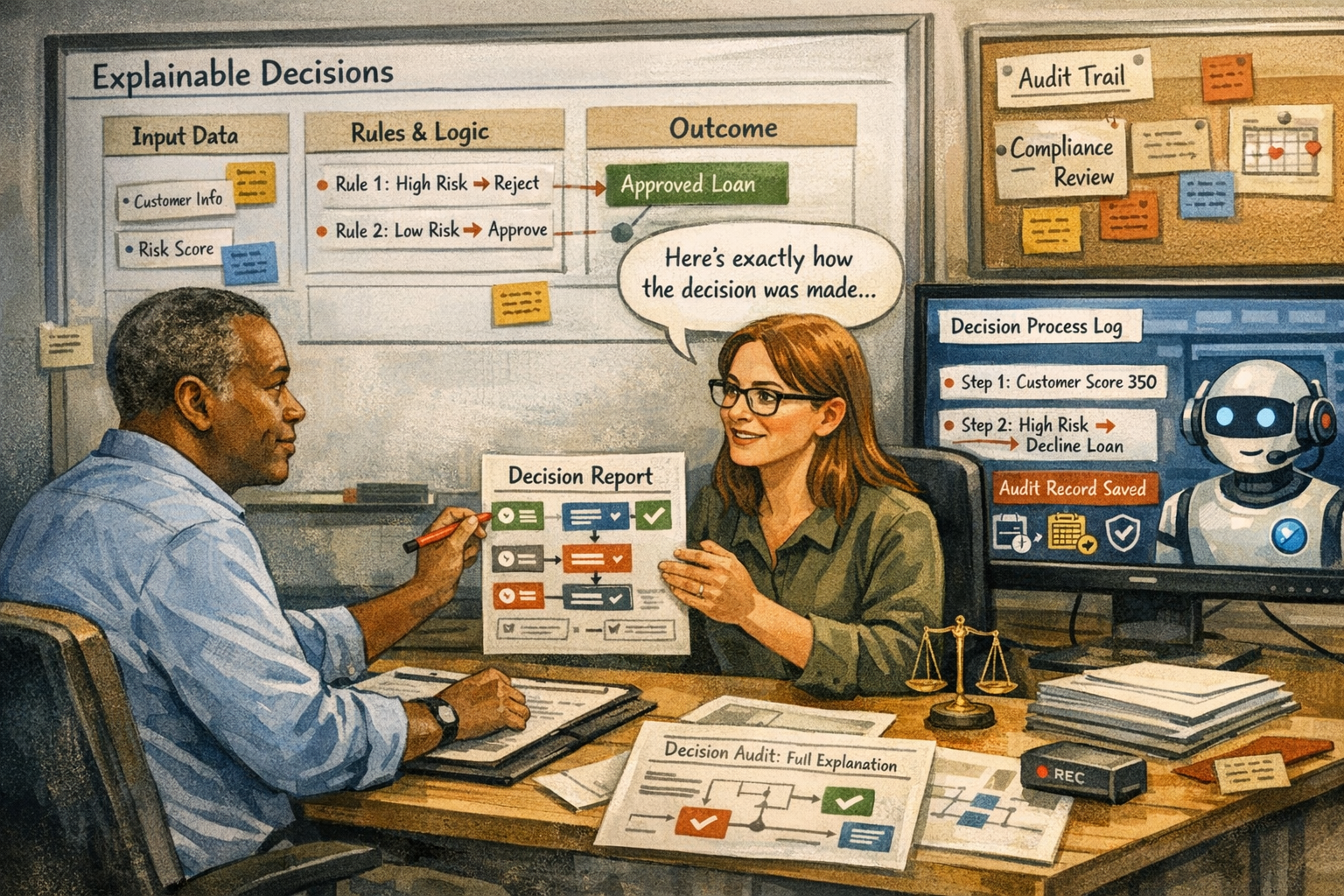 Explainable Decisions